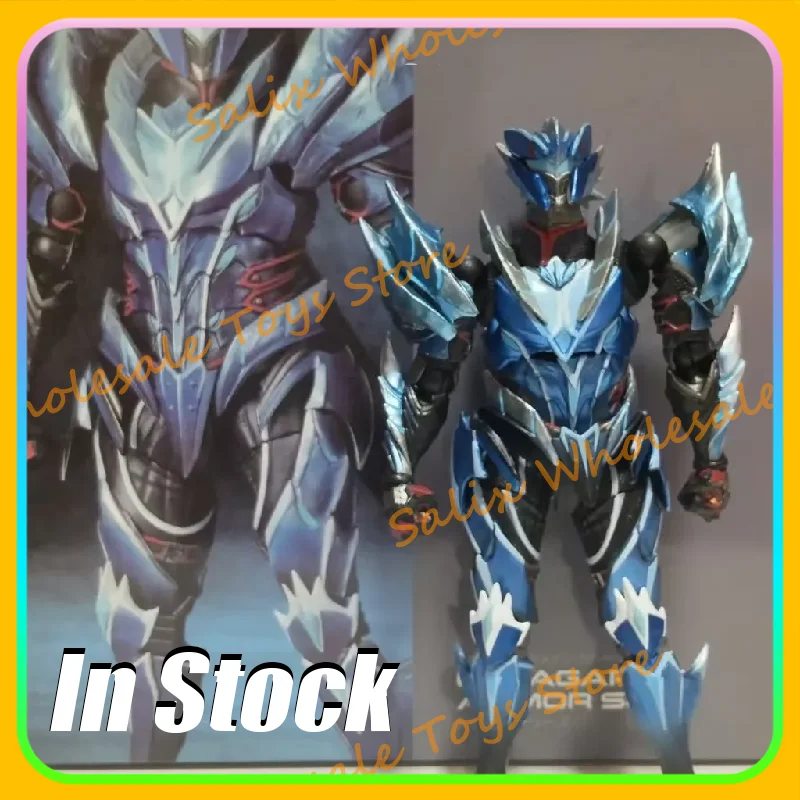 متوفر في المخزون مجموعة Kaiyodo Lunagaron Revoltech مذهلة Yamaguchi Monster Hunter Rise: Sunbreak Lunagaron مجموعة نموذج لجسم دمى هدايا