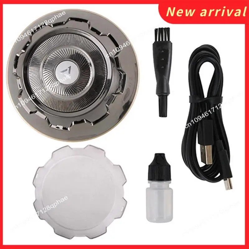 N89R Kit de aseo completo para hombres: Afeitadora eléctrica recargable por USB, recortadora de barba y cabeza calva resistente al agua