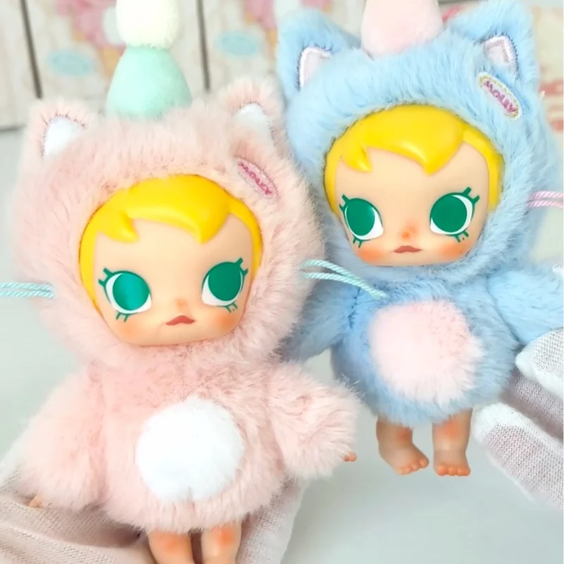 حقيقية Popmart الطفل مولي جيب الأصدقاء سلسلة الفينيل أفخم صندوق أعمى لطيف دمية العصرية لعبة سطح المكتب زخرفة نموذج المرآب عدة #2