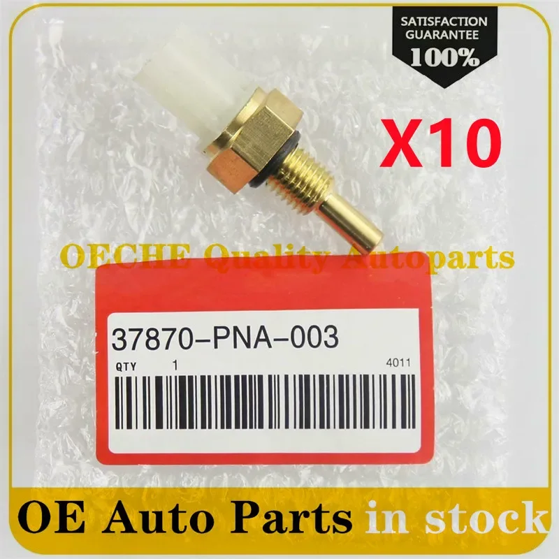 10X 37870 RTA 005 Coolant Temperature Sensor 37870-PNA-003 37870-PNA-002 37870-PLC-004 Fit For Honda Accord Civic CRV 3.5L 05-15