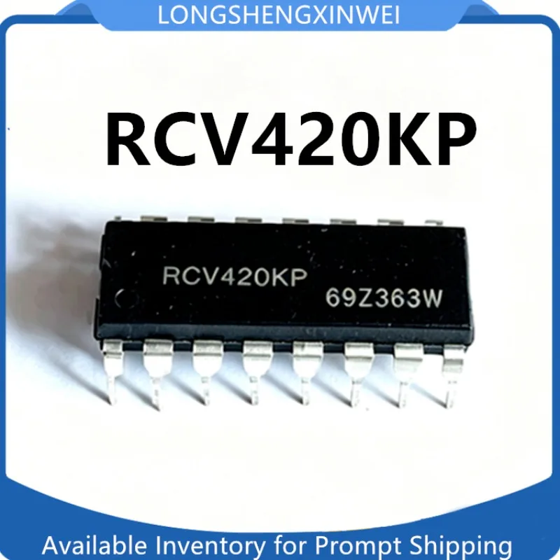 1PCS New RCV420KP Package DIP16 Original Precision Current Loop Receiver IC in Stock