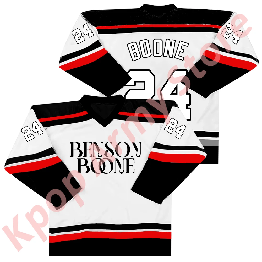 

Benson Boone 24 Jersey Fireworks And Rollerblades Tour Logo Merch Women Men Fashion Long Sleeve Sweatshirts