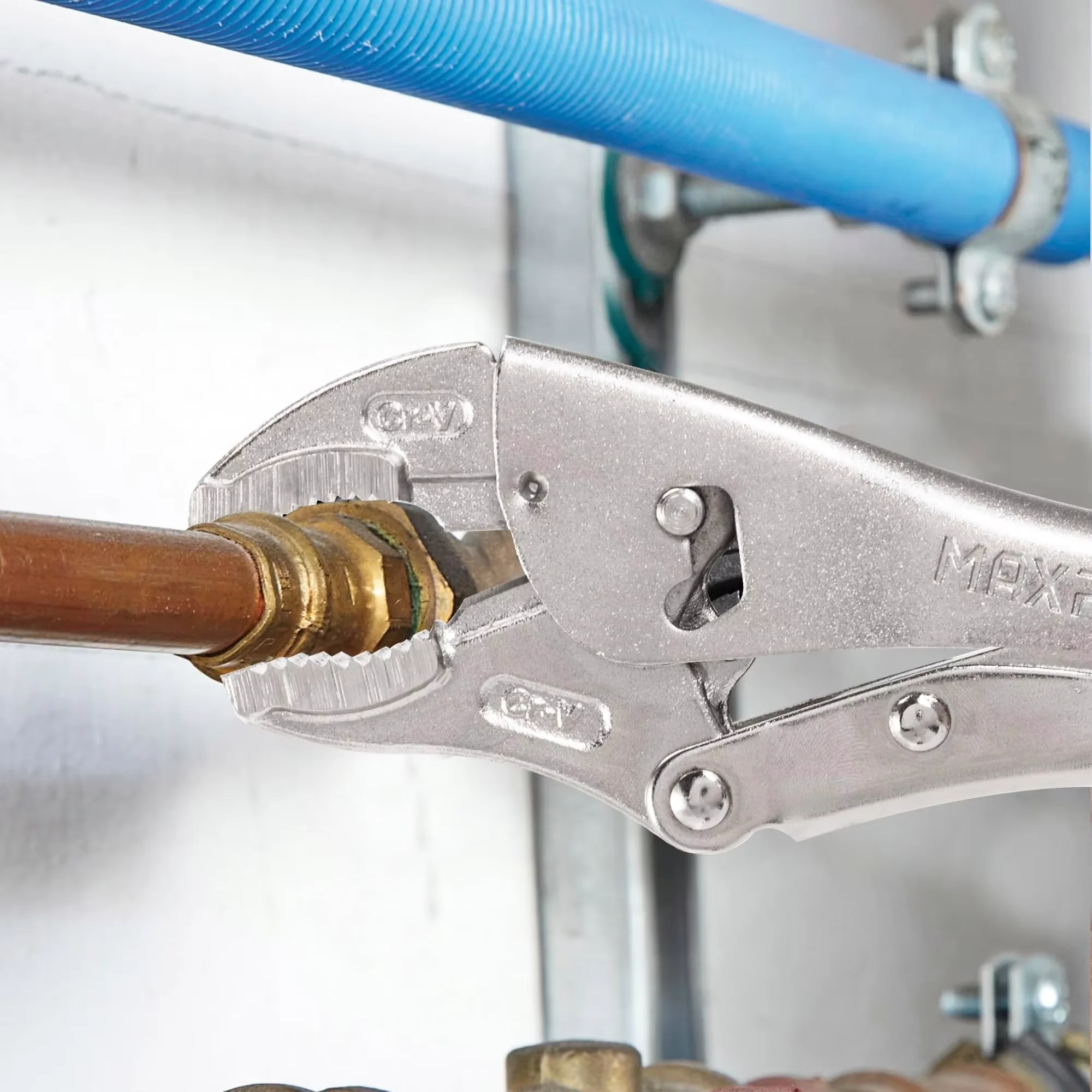 1PCS 5 Inch Round Jaw Locking Pliers Small Compact for DIY Handcraft Clamping Parts Home Repair Renovation