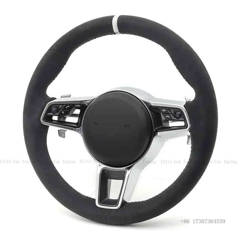 

Car Steering Wheel for Porsche Cayenne Boxster Panamera Cayman 911 991 992 970 997 996 958 981 987 GT2 GT3 RS 718 Steering Wheel