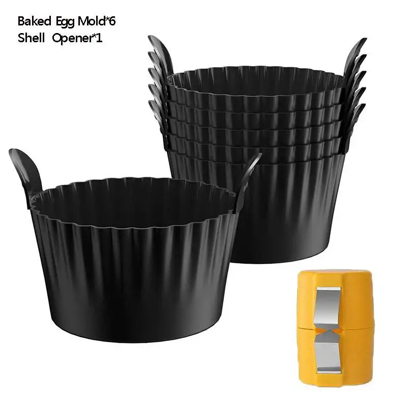 1/4 Stuks Siliconen Cupcake Mallen Non-stick Hittebestendige Bakvormpjes Voor Air Friteuse Ovens Air Friteuse Siliconen Mand Ei Poacher
