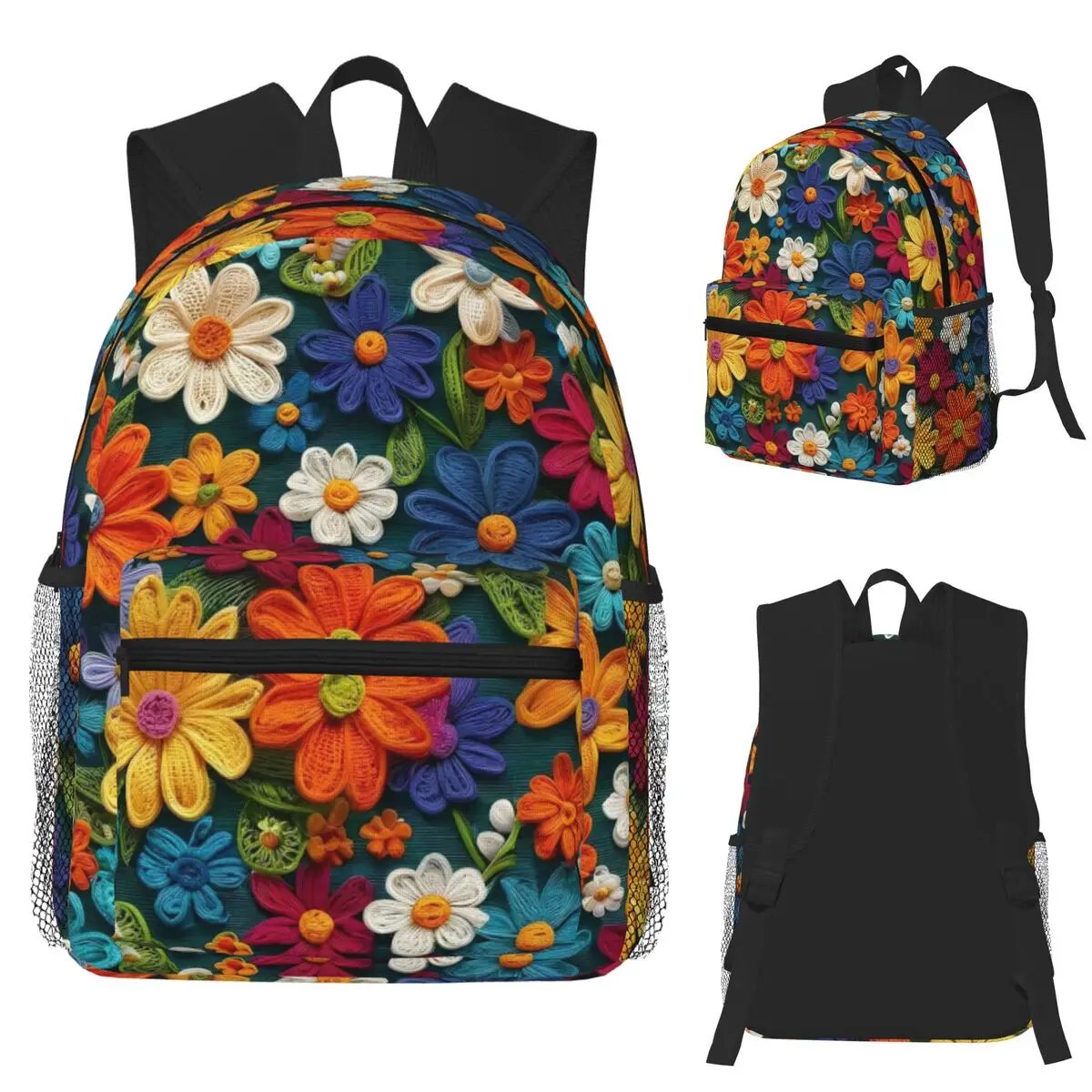 

Мексиканский винтажный Flroal Rebozos Mexicanos, студенческий рюкзак, школьная сумка, походный дорожный рюкзак для мужчин и женщин, сумка для книг, сумки на плечо