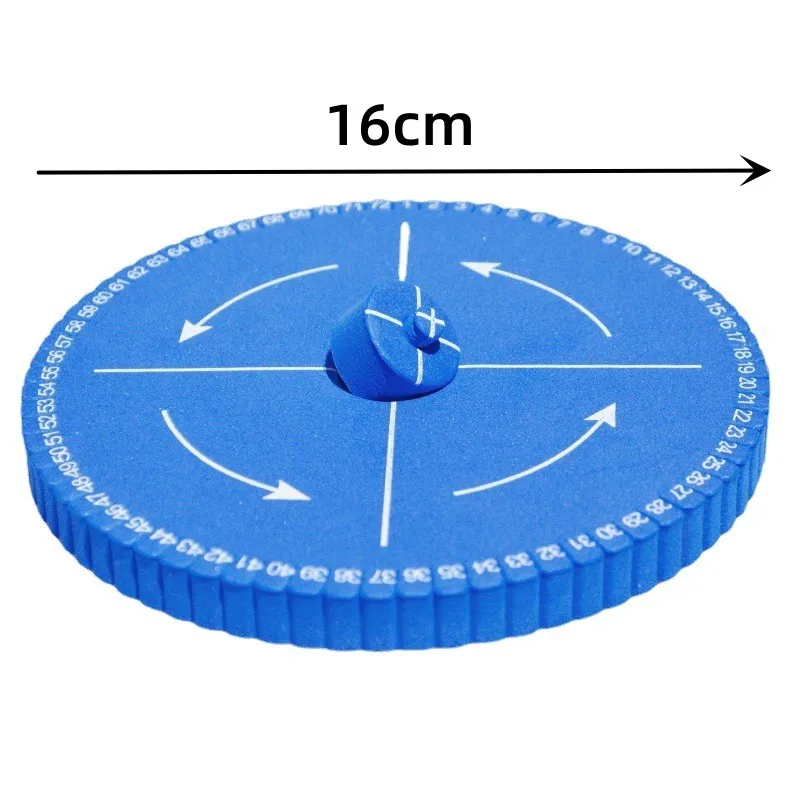 1Pcs 72 Bits Round Square Beading Cord Disc Disk Braiding Plate Bracelet Loom Weaving Board DIY Braided Rope Knot Handmade Craft