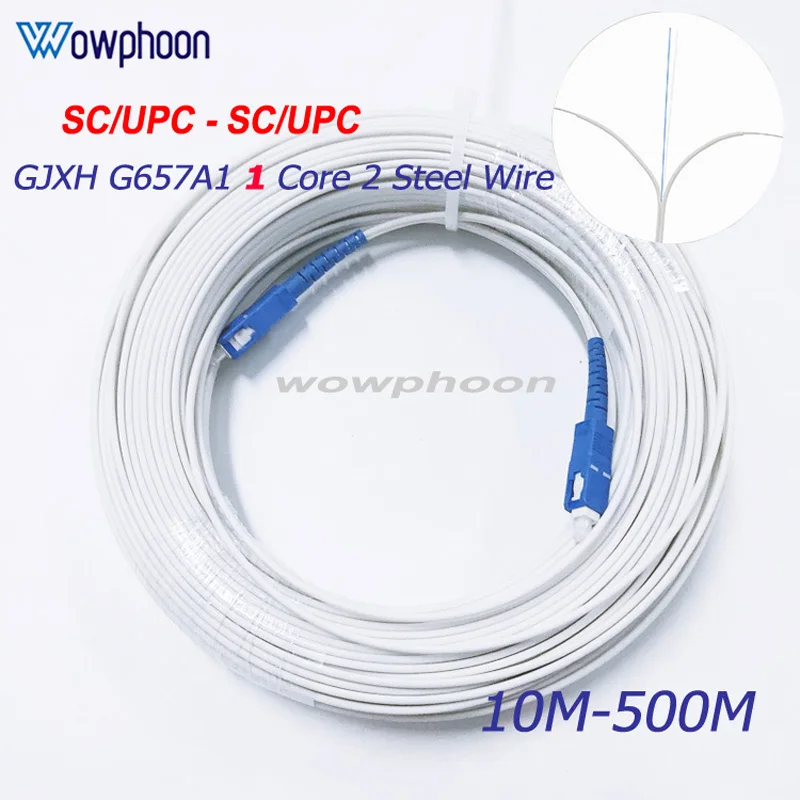 

Single Mode Fiber Patch Cable, Indoor Drop Cable, SC/UPC SC/UPC, G657a, G657a1, g652d, 1 Core customized