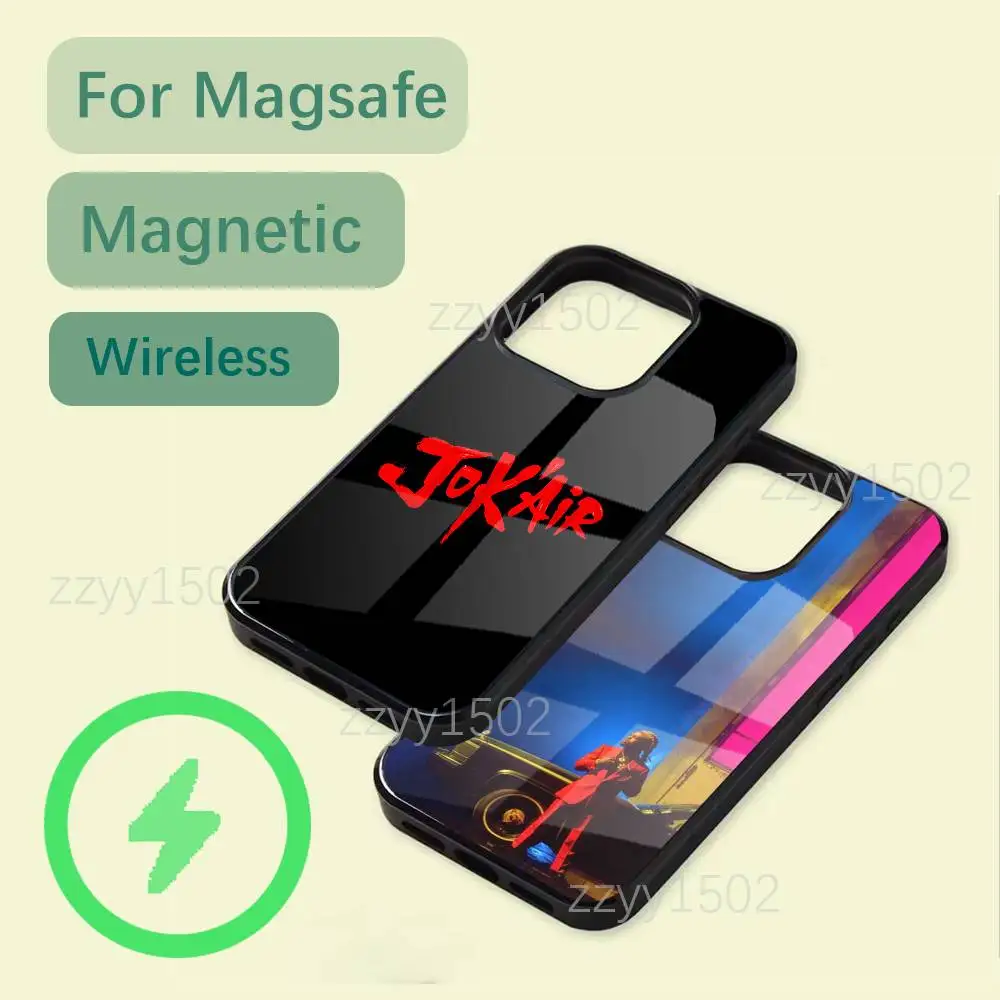 Jokair Jok Travolta 2025 coque de téléphone pour iPhone 17,16,15,14,13,12,11,Pro,Max,Plus,Mini,SE4,E Magsafe charge sans fil