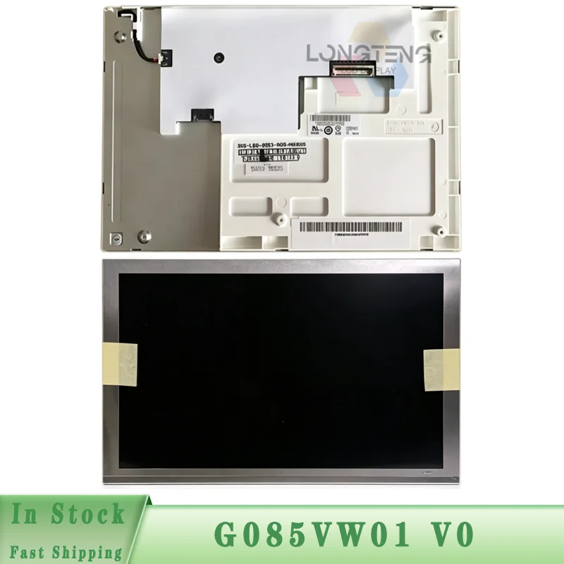 G085VW01 V0 LCD Screen Panel 8.5 Inch  Industrial TFT LCD Display Module Replacement Tested LCD Panel G085VW01V0