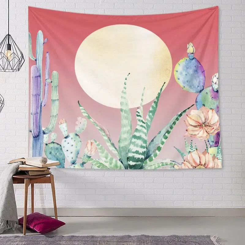 VIKAMA Celestial Psychedelic Aesthetic Tapestry Boho Galaxy Moon Animal Wall Hanging Dorm Bedroom Living Room Home Wall Decor