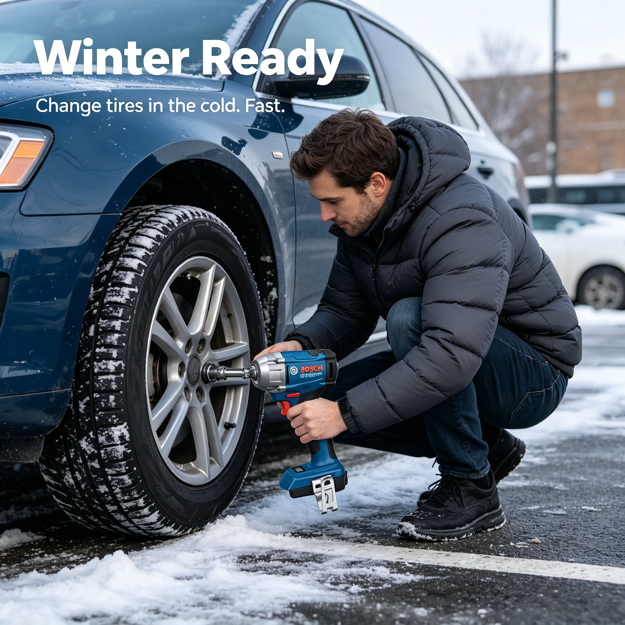 BOSCH GDS 18V-350 Professional Cordless Impact Wrench with 3-Gear Torque Adjustment