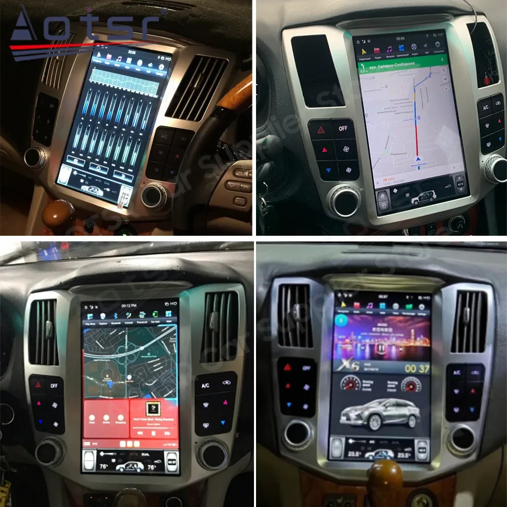 GPS Navigation Android Multimedia Car Radio For Lexus RX300 RX330 RX350 RX400H RX450 2004-2007 Stereo Head Unit