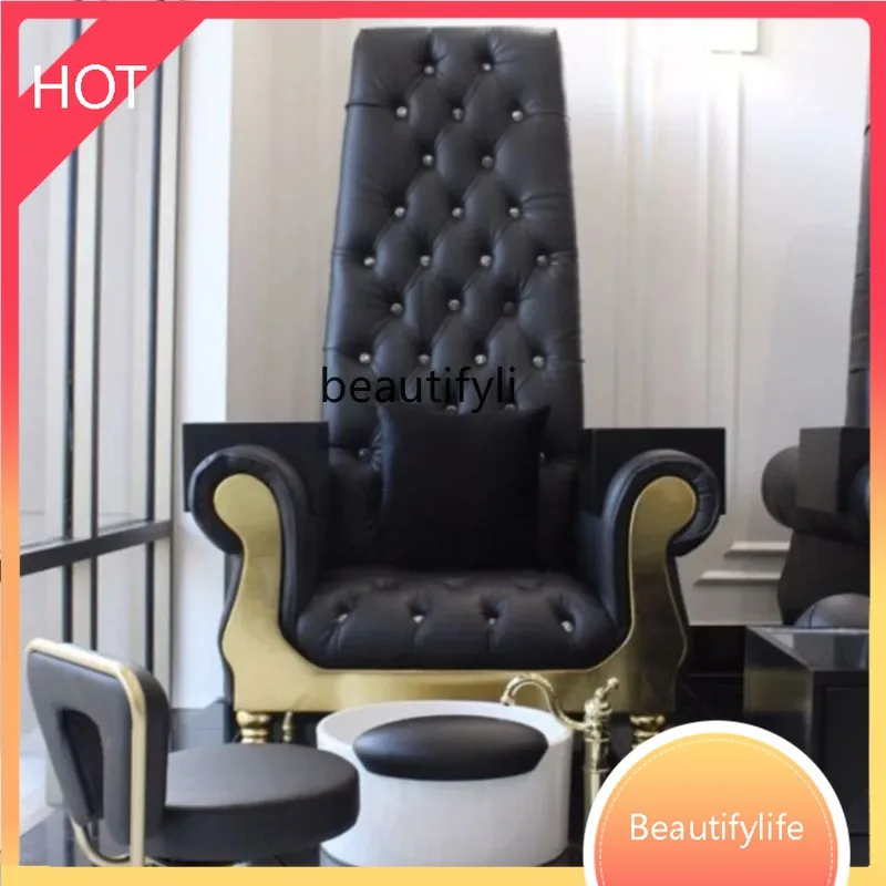 

A443 Высококачественный маникюрный массажный диван для ног с высокой спинкой, роскошное массажное кресло для ног, ванна для ног, королевское кресло