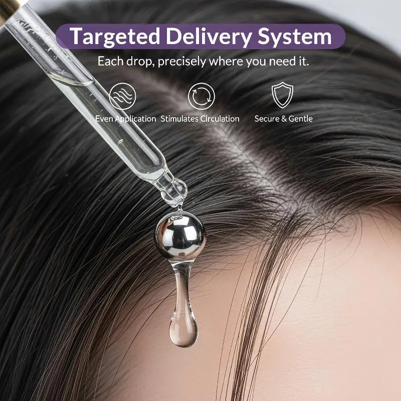 Multi-Function Mini Head Hair Applicator Portable Anti-Frizz Scalp Firming Hair Care Tool for Travel Personal Use