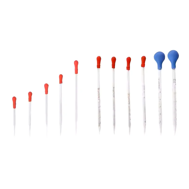 Conta-gotas de vidro com cabeça de plástico