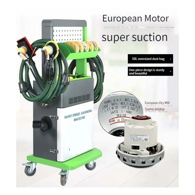 Upgrade Automotive Paint Industry Putty Polishing Dust-free Dry Mill With Work Center, Integrated With Gas And Electricity