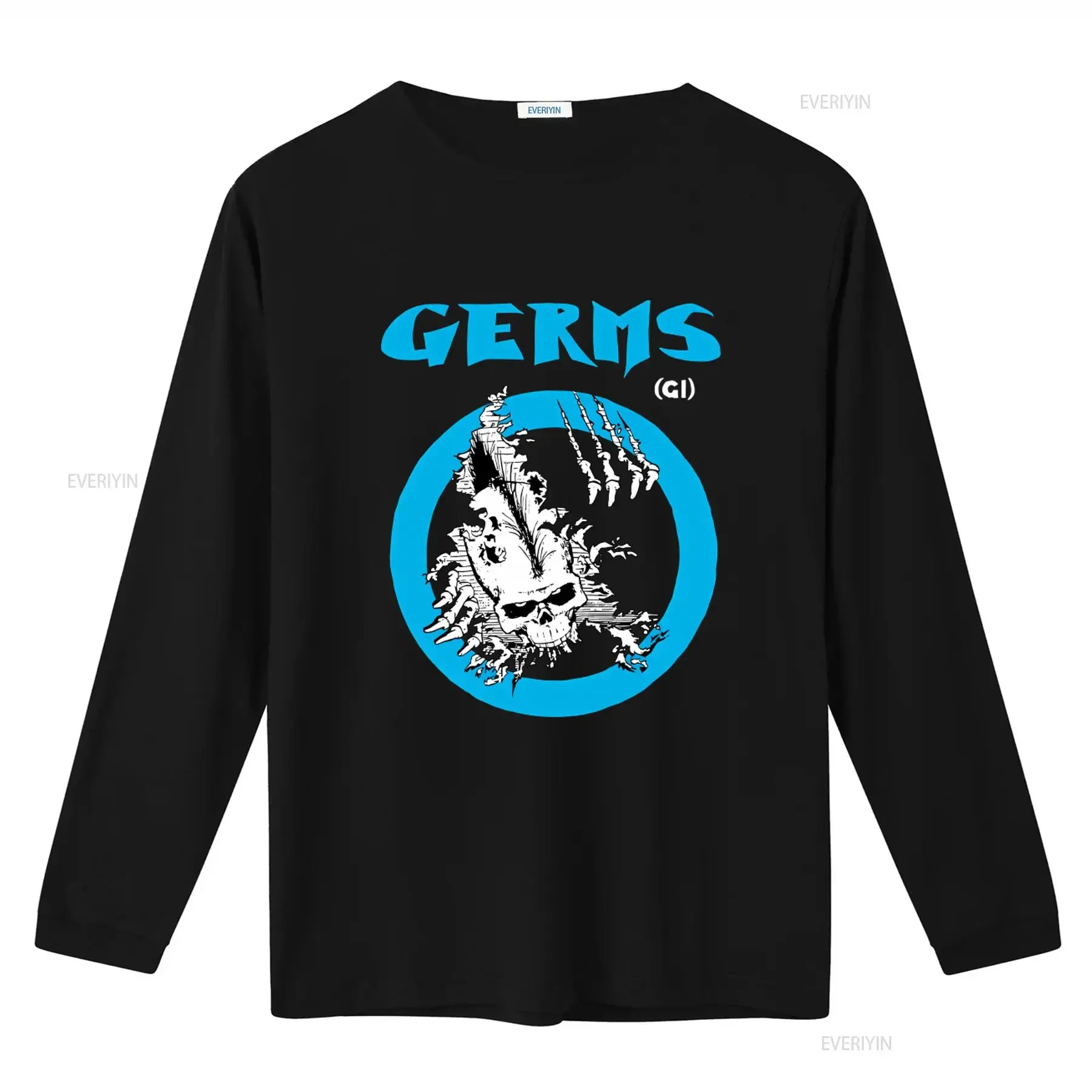 M 4XL Cotton T Shirt Germs Band GI Media Blitz Darby Crash Pat Smear Punk Rock Design vintage Washed Unisex Versatile fashion