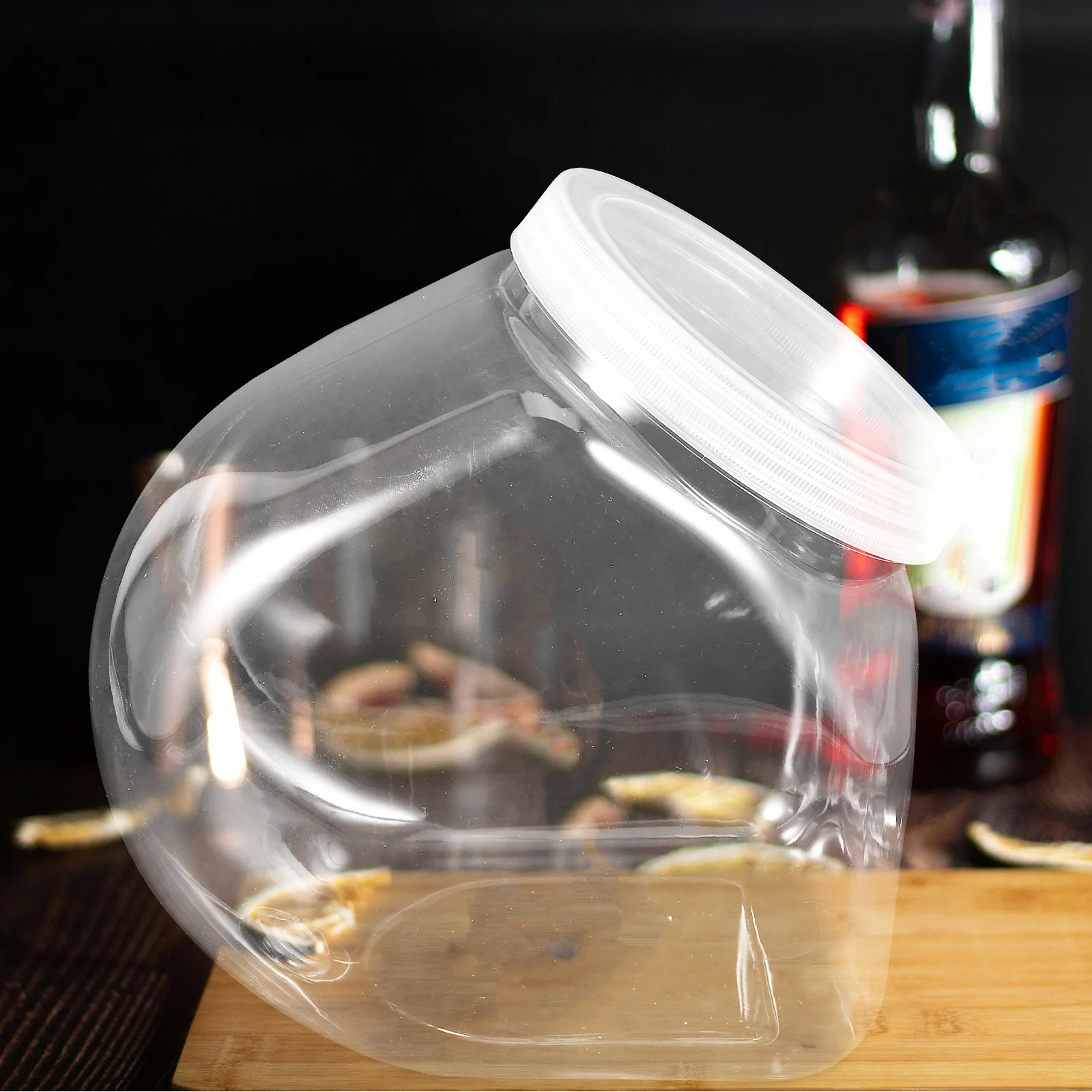 Bottiglia di plastica Contenitore per la conservazione dei campioni Bottiglie piccole per liquidi Animali domestici traslucidi