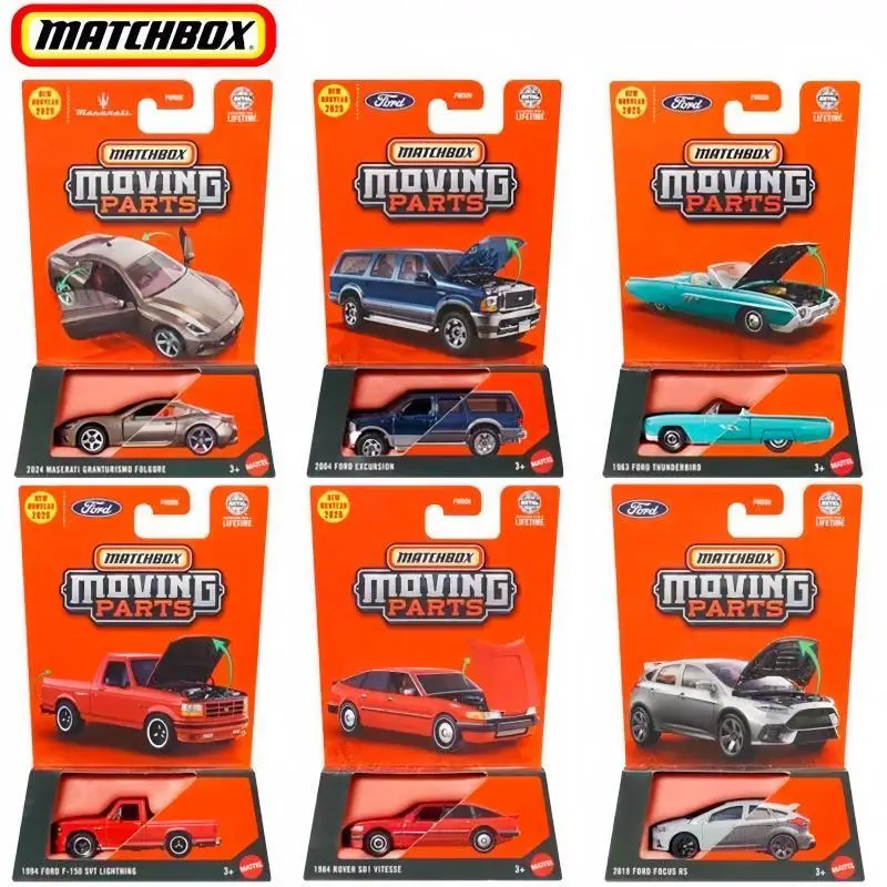 2025 Matchbox Car 1/64 Moving  Parts Maserati Granturismo Folgore Ford Excursion Voiture Model Collect Toys Boys Holiday Gifts