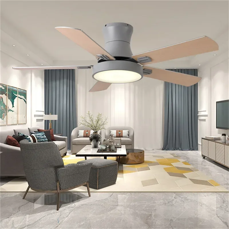 CEDRIC Modern Fan Light LED Luxury Living Room Restaurant Bedroom Study Ceiling Fan Light Remote Electric Fan Light