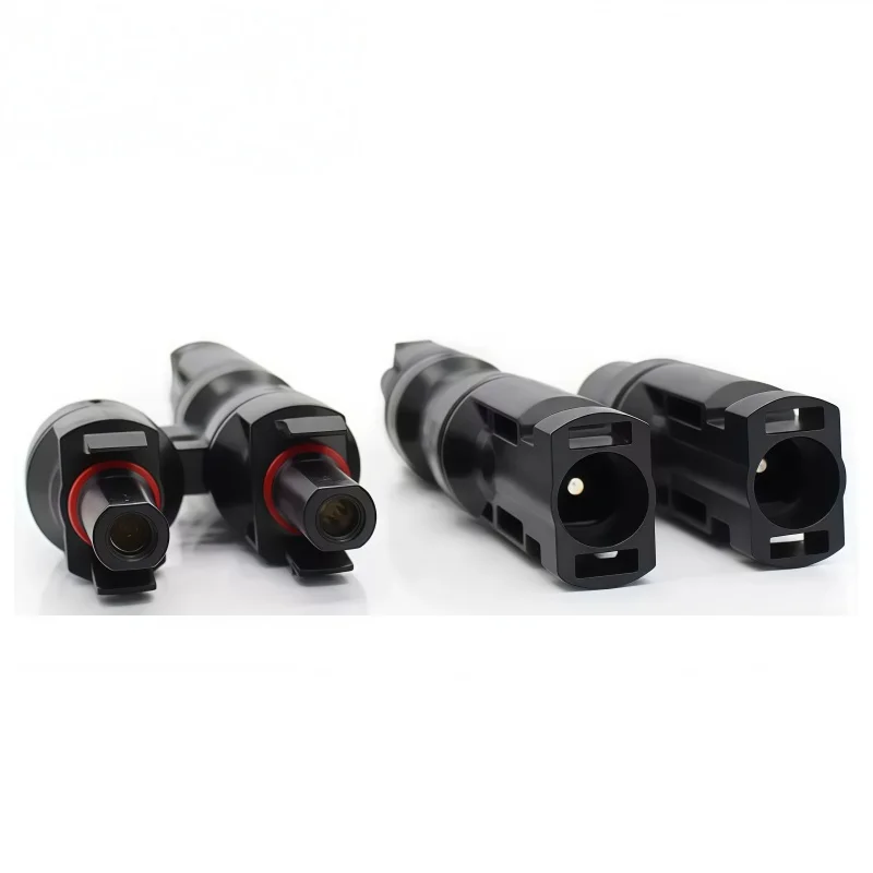 2 to 1 Solar PV Panel Connector T Type parallel connection Plug waterprrof connector Branch Parallel for Solar system