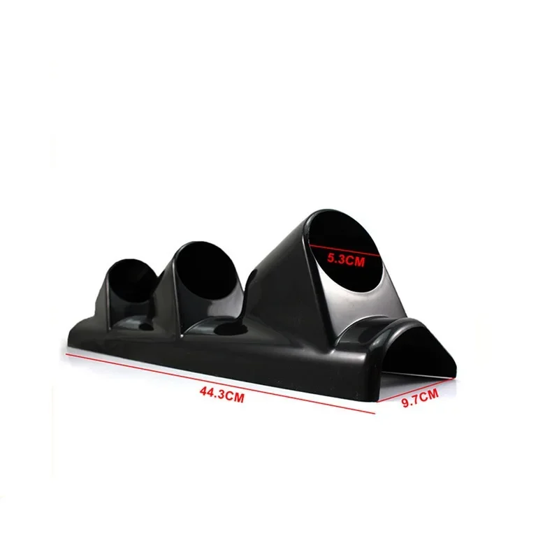 Universal 1 2 3 Loch Links/Rechts Hand Auto Dual Löcher A-Säule Löcher Gauge Halter Pod Modifiziertes Instrument für Schwarz 52mm – Detail 6