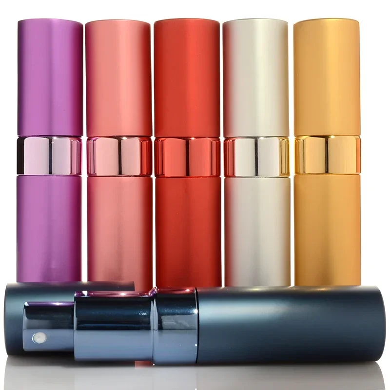 

15ml Top Quality Refillable Glass Perfume Bottle Metal Atomizer Spray Travel Aluminum Empty Parfume Bottles