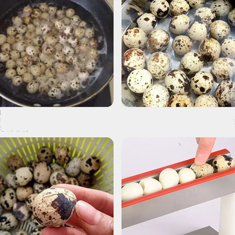 Sbucciatrice per uova di quaglia da 35 kg/ora sbucciatrice per uova di quaglia sbucciatrice per uova sbucciatrice commerciale di medie dimensioni