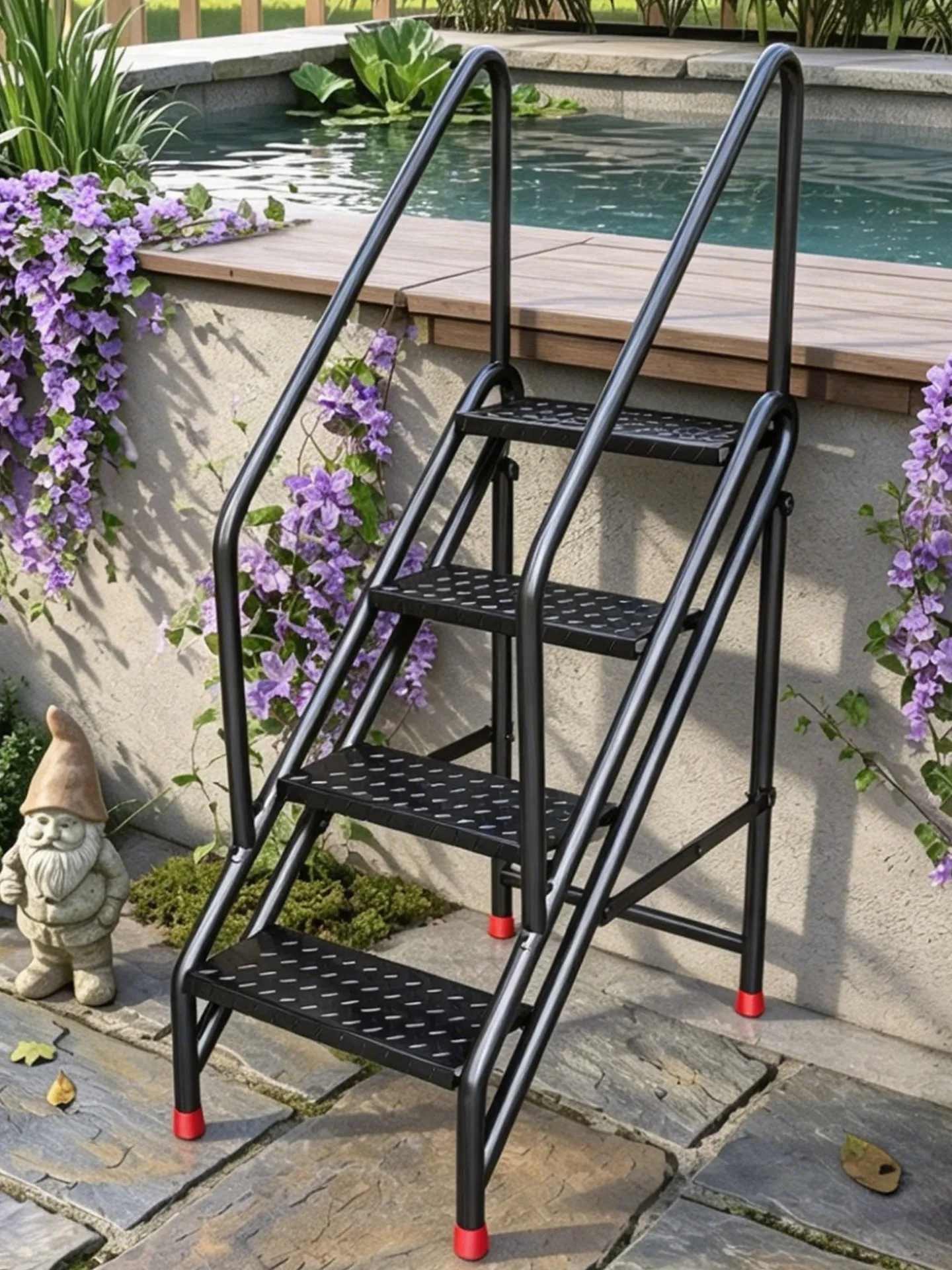 Household ladder, climbing step stool, herringbone , handrail stool Industrial ladder folding step stair