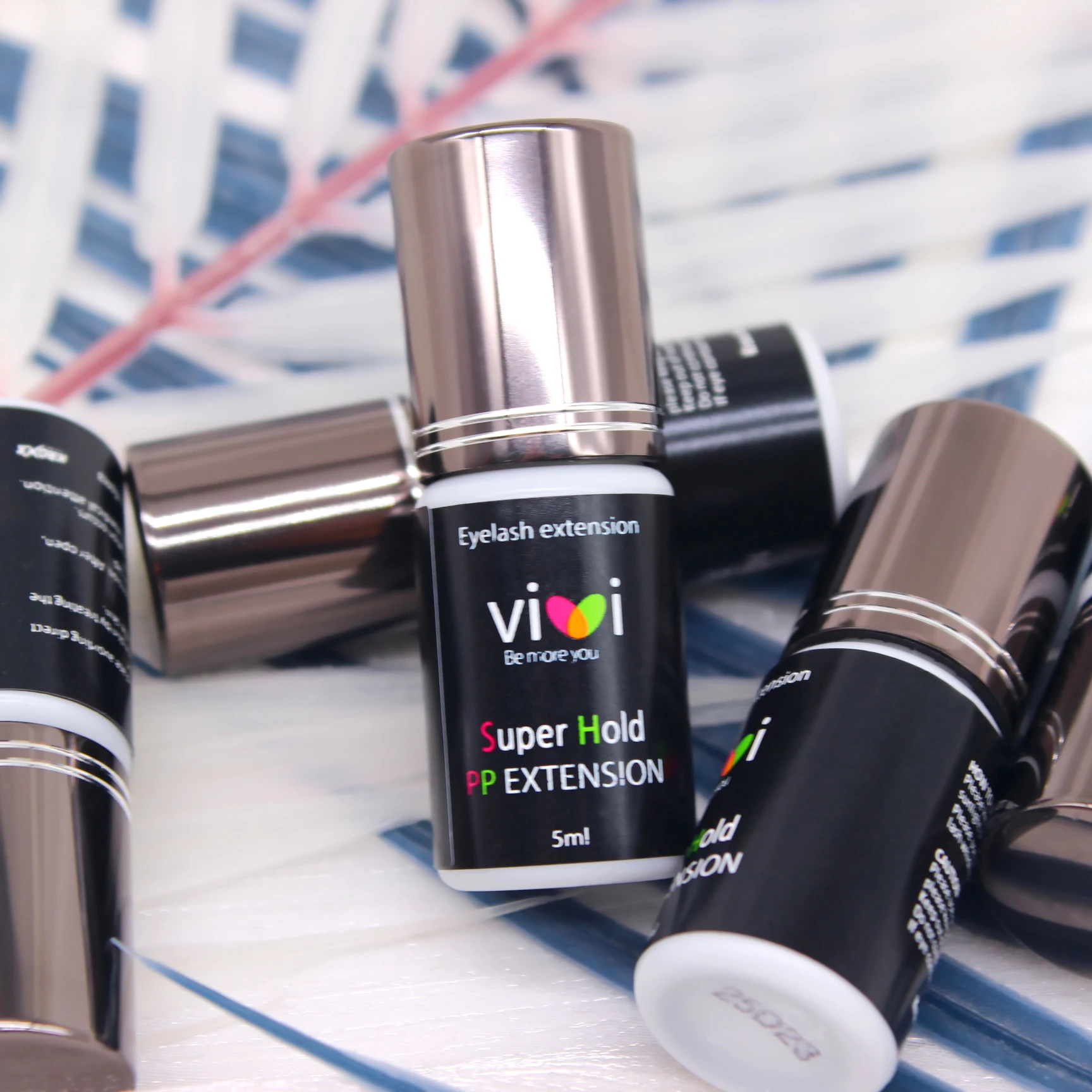 VIVI – colle coréenne pour Extension de cils, fournitures d'outils de maquillage, adhésif Super fort de 5ml, longue durée, EXTRA rapide, moyenne et rapide, 1 pièce