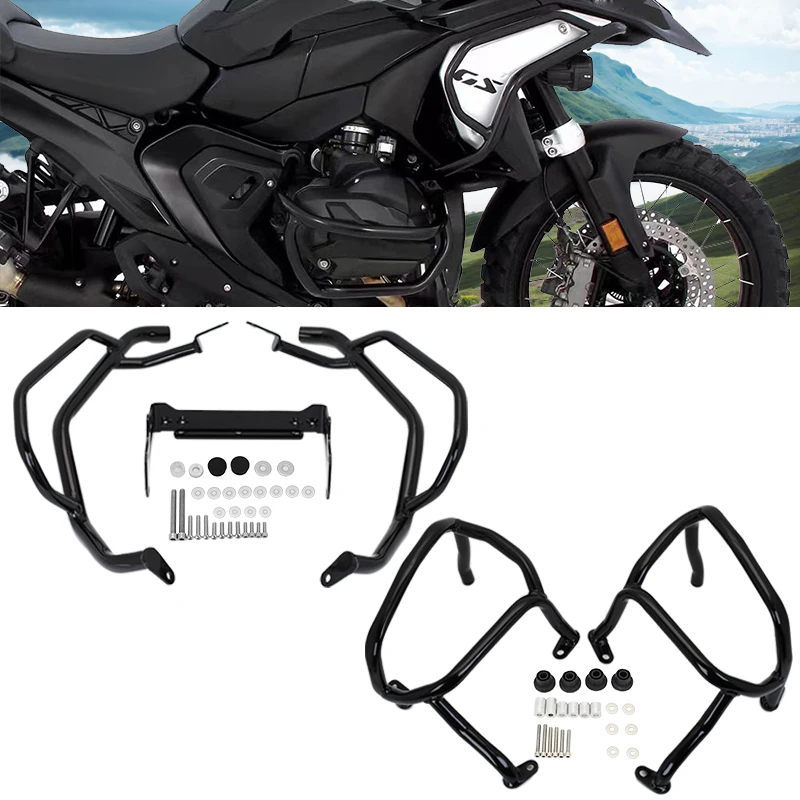 Stainless Steel Engine Guard Highway Crash Bar Frame Protection Bumper For BMW R1300GS R 1300 GS 1300GS 2023 2024 Motorcycle