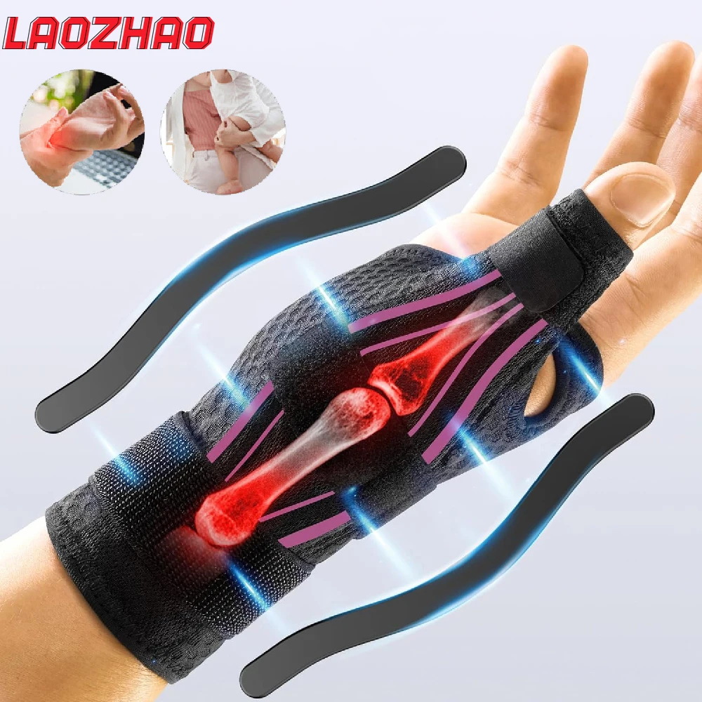 Adjustable Thumb Spica Splint Brace for Arthritis,De Quervain’s & Tendonitis,Breathable Lightweight Support Fits Left Right Hand