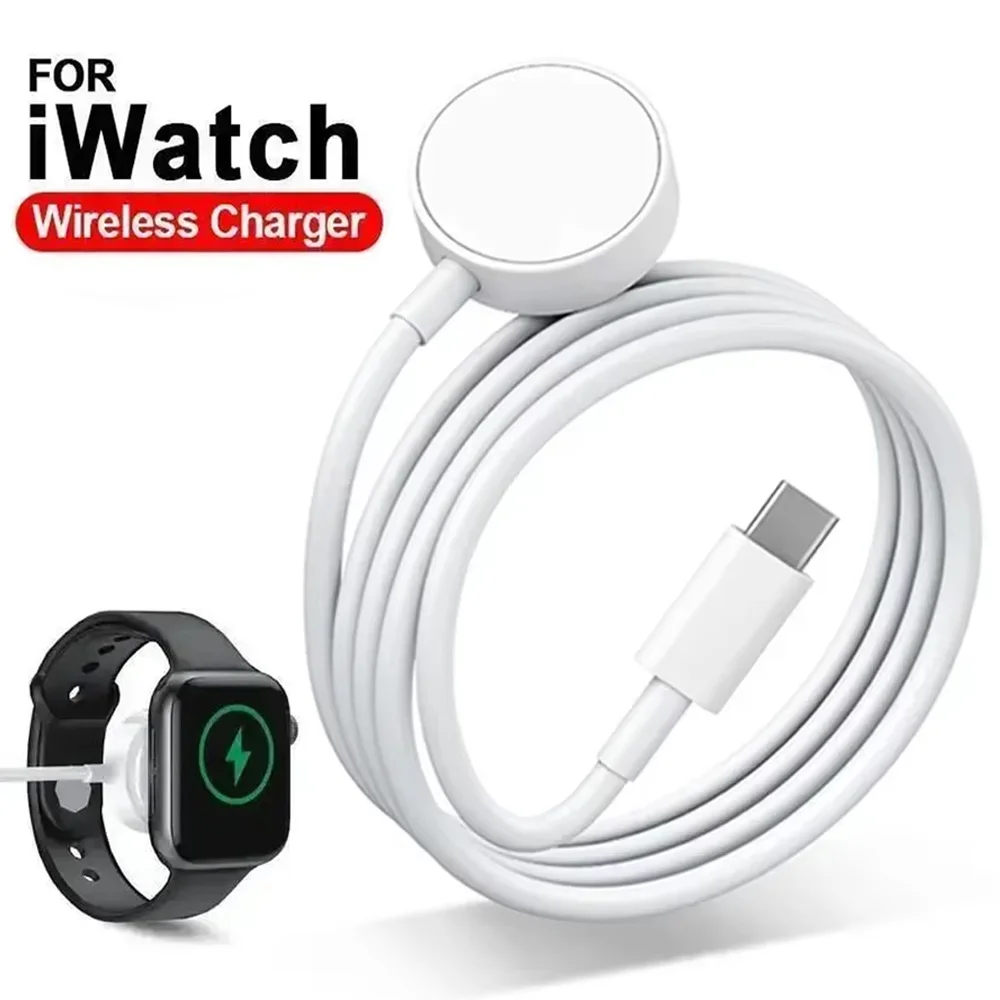 New Magnetic Wireless Charger for Apple Watch Series 9 8 7 6 5 4 SE Fast Charging Cable USB  for iWatch Series 6 3 5 3 2 1