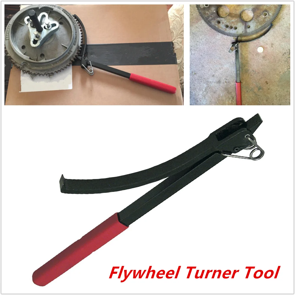 Flywheel Turner Turning Tool Holder Wrench Clamps Flex Plate Turner Repair Tool Engine Rotating Flywheels Specialty Tool