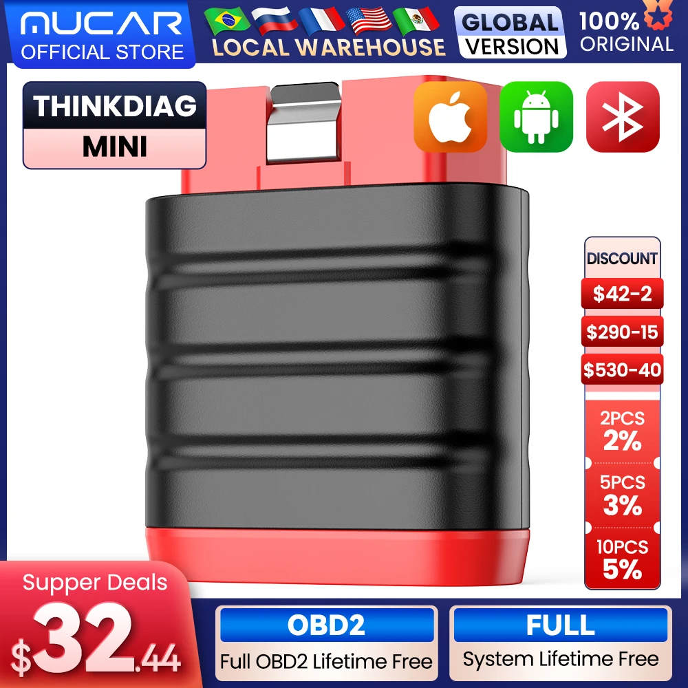 Thinkcar Thinkdiag Mini Car Code Reader Full System Automotive Diagnostic Tools Obd 2 Scanner For Auto Obd2 Diagnost