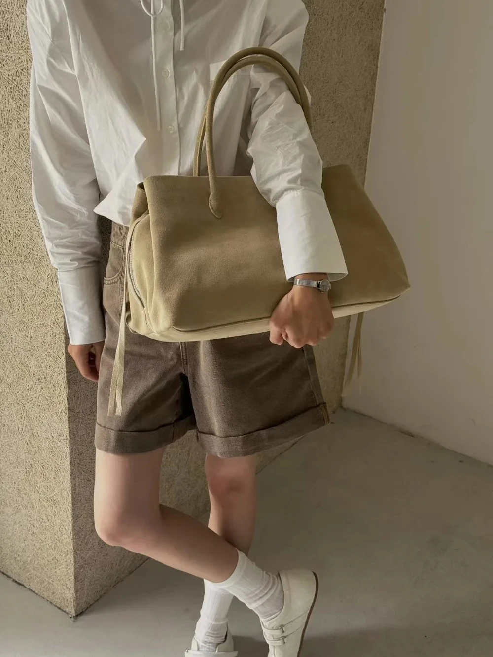 

2026, большая вместительная женская сумка из натуральной кожи, кошелек из воловьей кожи с текстом, осень/зима, винтажная простая большая сумка