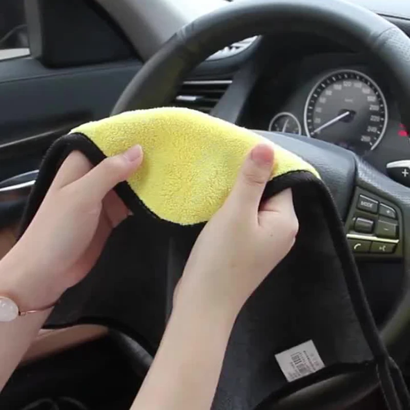 Car Wash Microfiber Towel Car Wash Drying Cloth Hemming Towel Care Cloth Car Detailing Cleaning Wash Microfiber Towel for Toyota