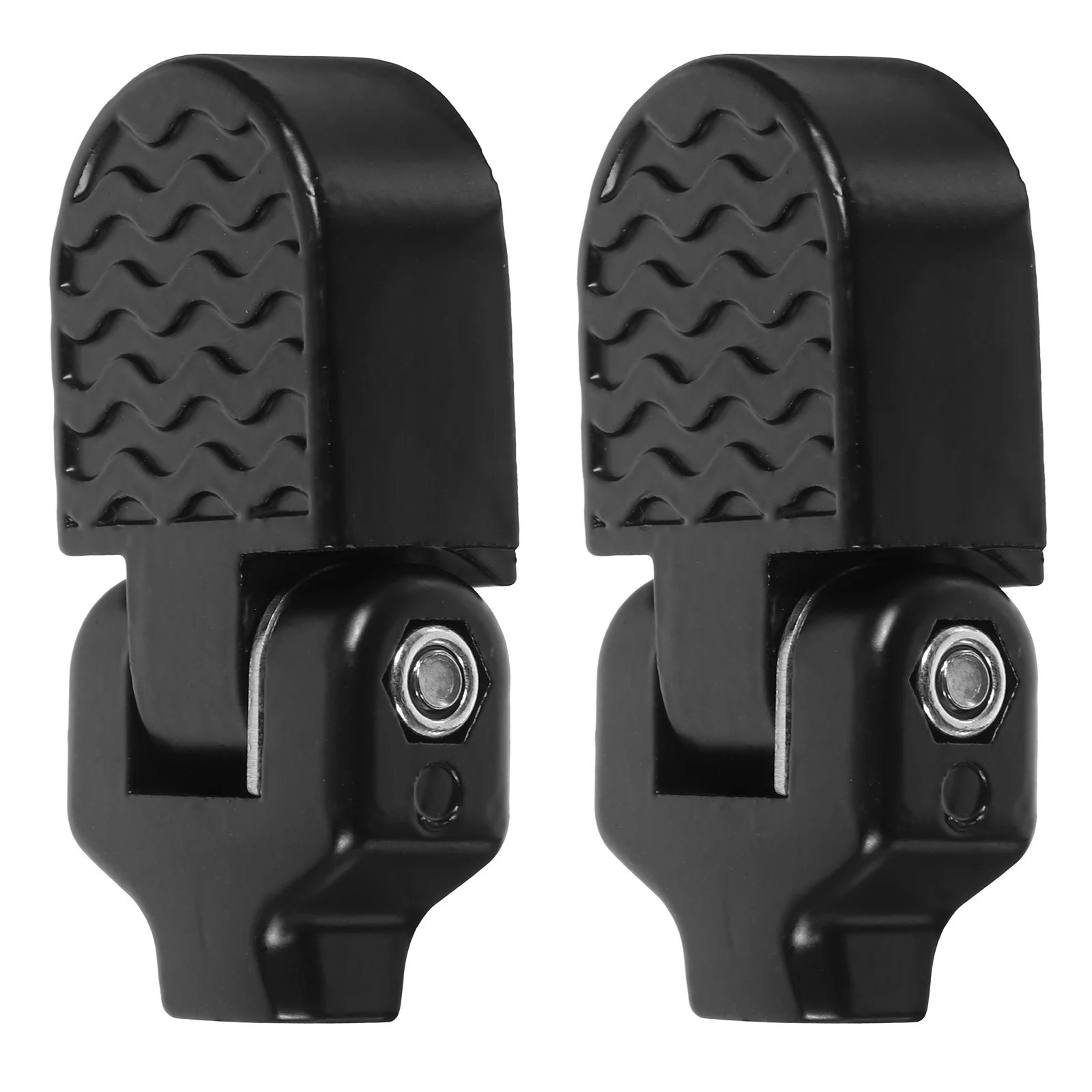 

1Pair Foldable Rear Seat Pedals Bike Footrest Aluminum Alloy Bicycle Rear Foot Pegs Retractable Accessories Pedal