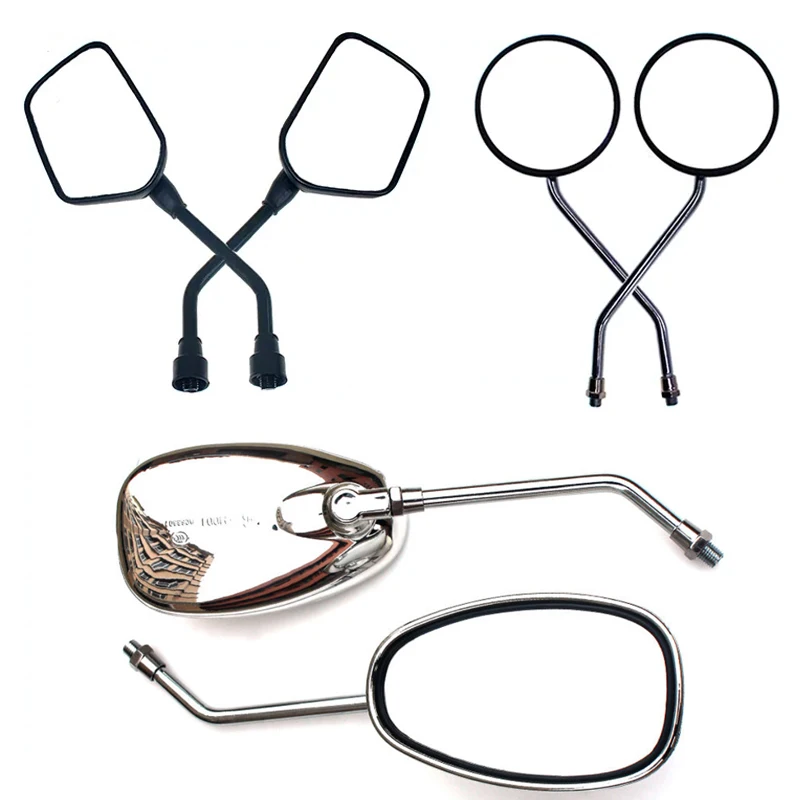 

Motorcycle Rearview Mirror Accessories Dirt Bike Motorcycle Modifications Handlebar Mirror Convex Mirror Folding The Mirror