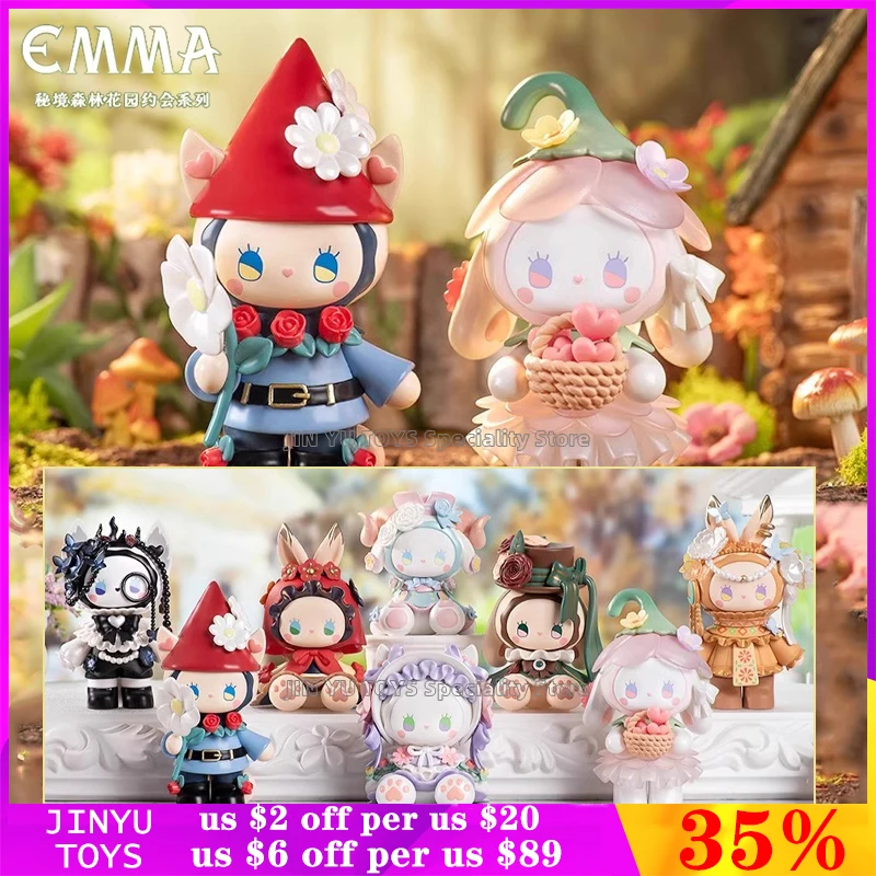 

Emma Secret Forest Garden Dating Series Mystery Box Toys Kawaii Anime Figure Desktop Ornament Children's Holiday Gifts Kids Toys