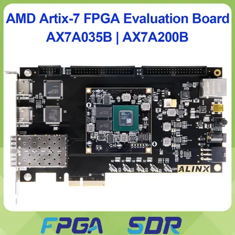 ALINX AX7A035B AX7A200B AMD Xilinx Artix-7 FPGA Development Board  XC7A35T XC7A200T AX7A035 AX7A200