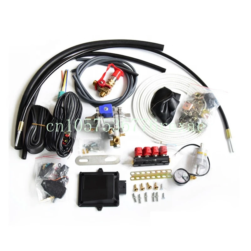 car kit 4cyl 6cyl 8cyl gas equipment for used cars automatic parts act cng lpg auto car gnv conversion full kits gnv lpg