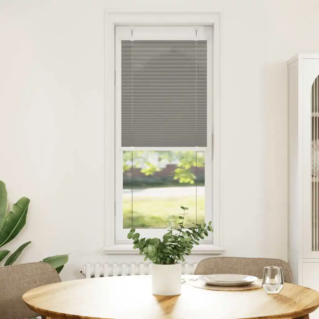 Anthrazitfarbene Plissee-Jalousie, 40 x 100 cm, Stoffbreite 39,4 cm, Verdunkelungsvorhang, Schlafzimmer, Balkon, Fenster, Vorhänge, Heimdekoration, in verschiedenen Größen erhältlich