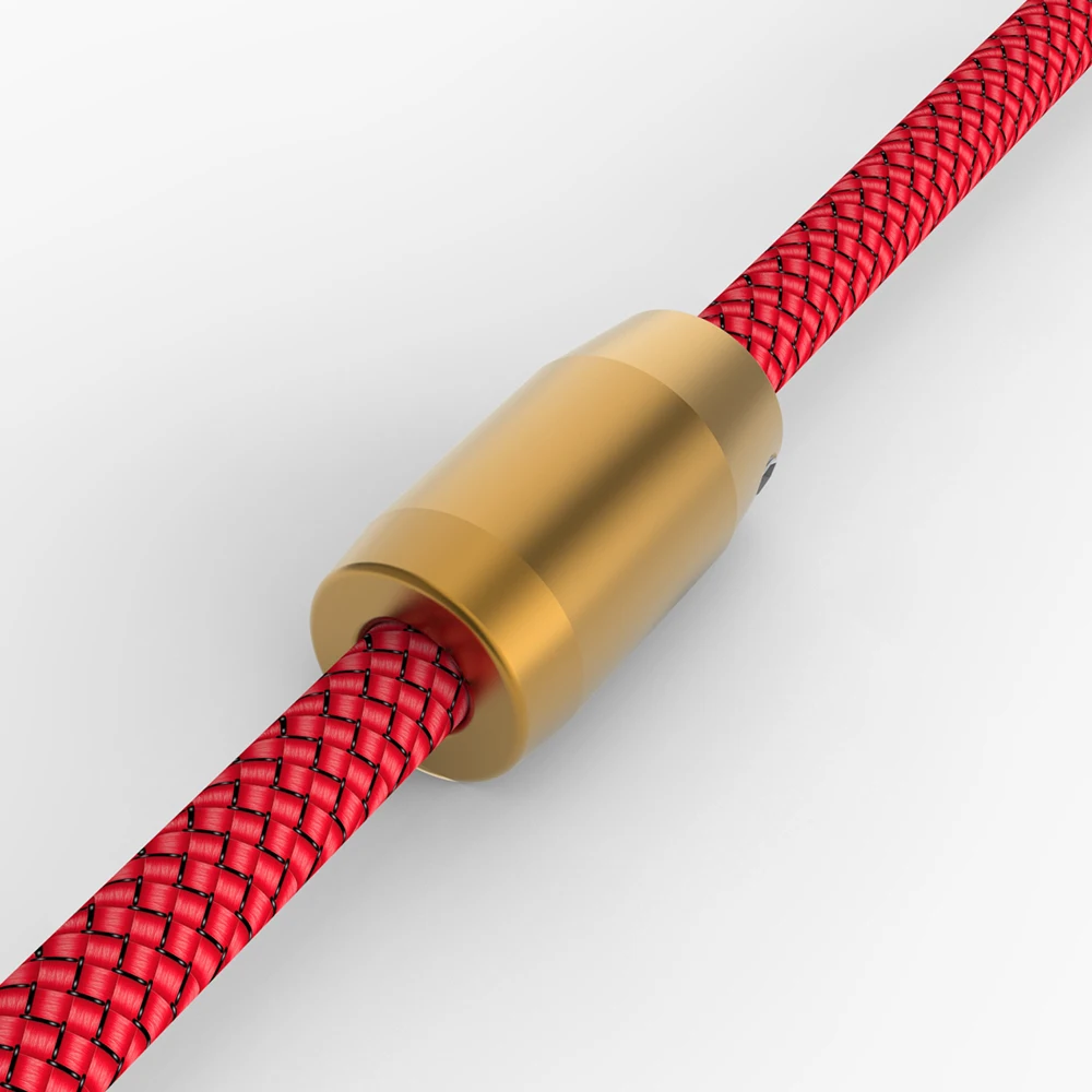 Горячая Распродажа 4x Audiocrast CT4021G Золотой цветной динамик RCA кабель аудио провод Nosie стопорный кабель диаметр 9 мм