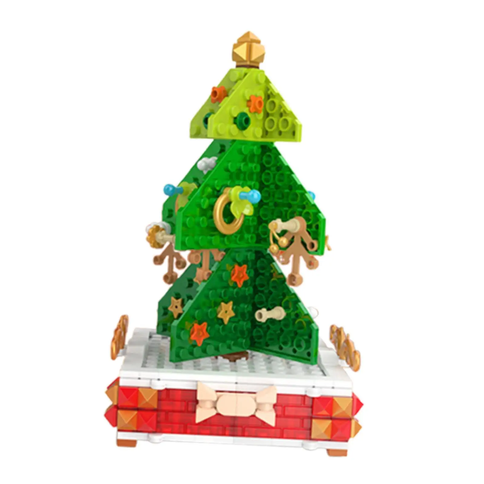 Christmas Building Blocks Stacking Creative Holiday Present Building Blocks Playset DIY Blocks Toy Kit for Girls Teens Boys Kids