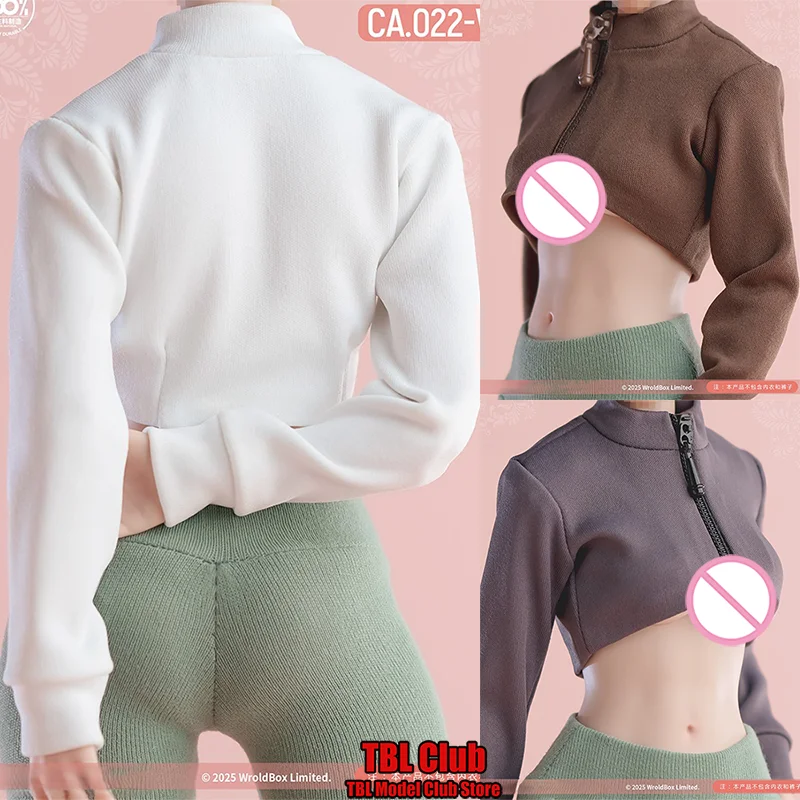 

1/6 Scale Female Clothes Yoga Girls Perfect Body Exercise Scene Jacket Fit For 12-inch Action Figure Soldier Worldbox CA022