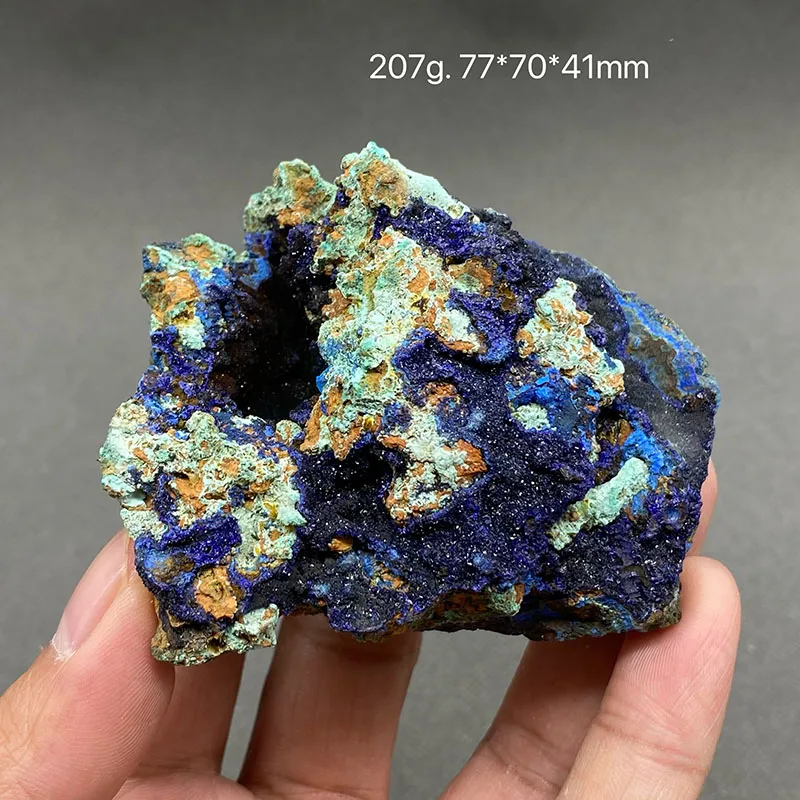 100% Natural  Azurite and Malachite symbiotic mineral specimen crystal Stones and crystals Healing crystal