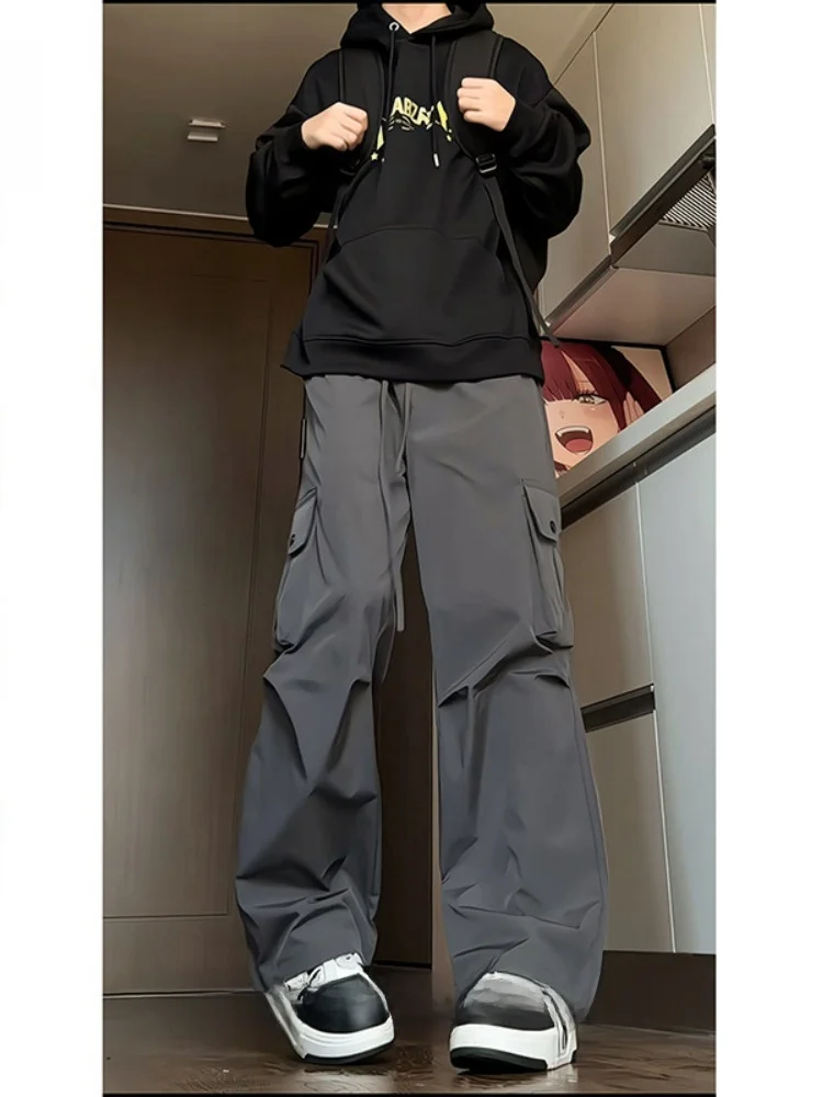 

Men's Outdoor Hiking Mountain Climbing Pants Spring Autumn Sle American Function Paratrooper Design Windproof Waterproof Ca...