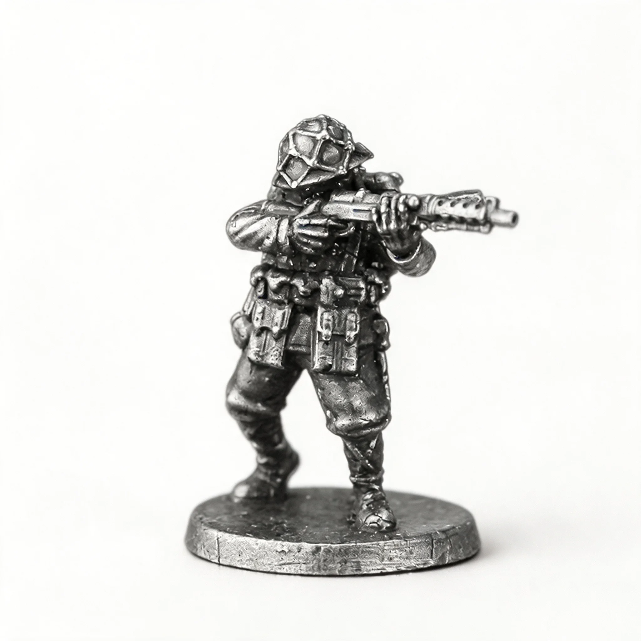 WWII Japanese Soldier Miniatures 10pcs Set Metal Tabletop Wargaming Figures for Board Games